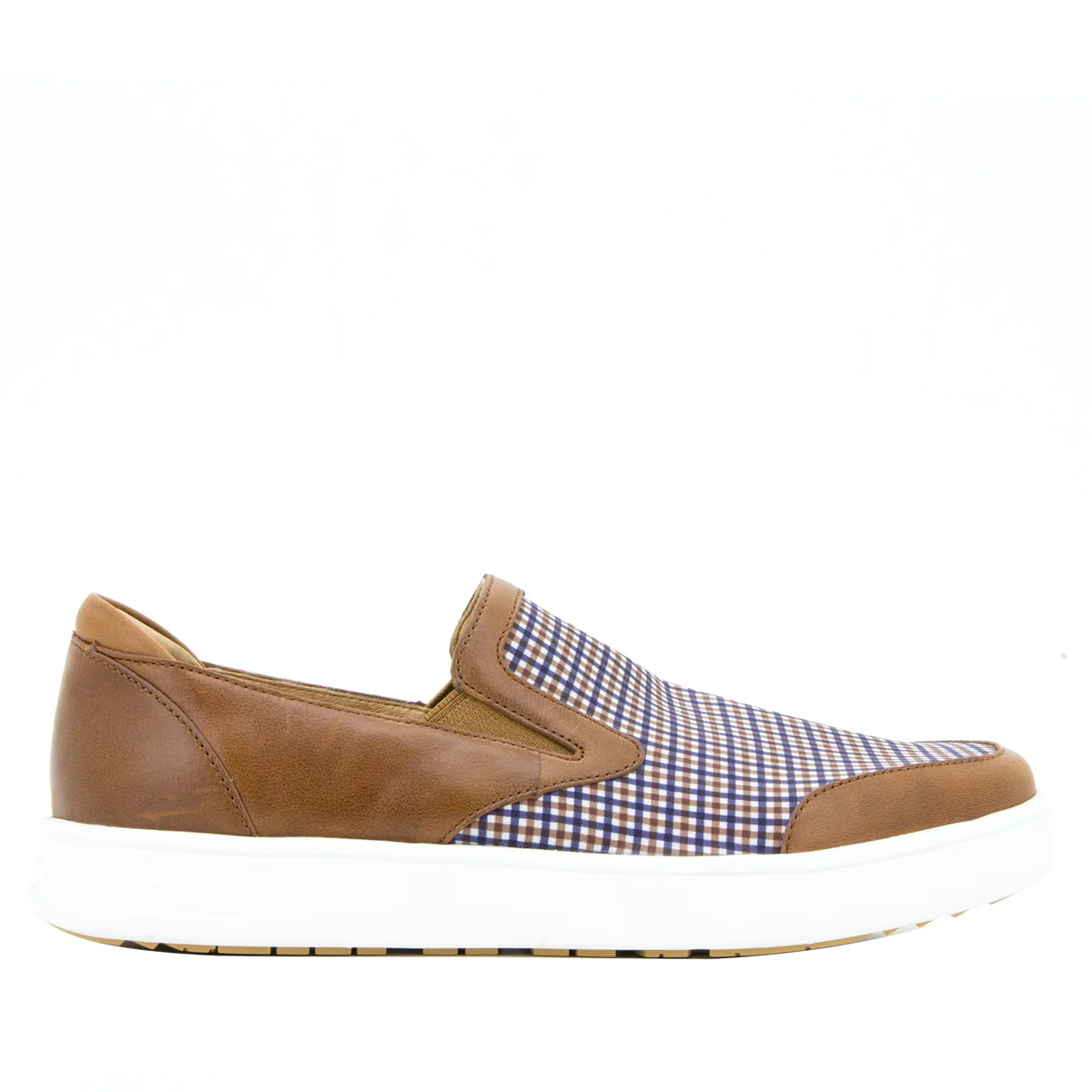 Alegria Men's Bender Tan Plaid 3 Alegria Men's Bender Tan Plaid